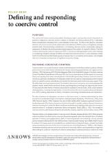 Thumbnail - Defining and responding to coercive control : policy brief.