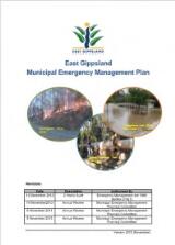 Thumbnail - East Gippsland municipal emergency management plan.