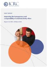 Thumbnail - Improving the transparency and comparability of retail electricity offers : draft report.