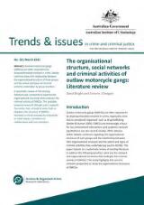 Thumbnail - The organisational structure, social networks and criminal activities of outlaw motorcycle gangs : literature review