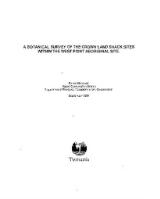 Thumbnail - A botanical survey of crown land shack sites within the West Point Aboriginal site