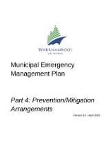 Thumbnail - Warrnambool Municipal Emergency Management Plan 2020 Part 4 Prevention/Mitigation Arrangements