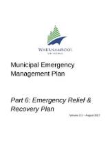 Thumbnail - Warrnambool Municipal Emergency Management Plan 2020 Part 6: Emergency Relief & Recovery Plan