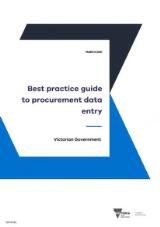 Thumbnail - Best practice guide to procurement data entry.