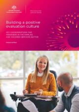 Thumbnail - Building a positive evaluation culture : key considerations for managers in the families and children services sector