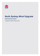 Thumbnail - North Sydney wharf upgrade : submissions report February 2021