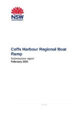 Thumbnail - Coffs Harbour regional boat ramp : submissions report February 2021