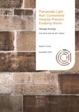 Thumbnail - Parramatta light rail: Cumberland Hospital precinct enabling works : salvage strategy report to Arup November 2019