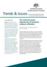 Thumbnail - The criminal career trajectories of domestic violence offenders