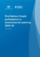 Thumbnail - First Nations people participation in environmental watering 2019-20.