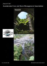Thumbnail - Journal of the Australasian Cave and Karst Management Association.