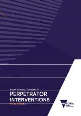 Thumbnail - Expert Advisory Committee on Perpetrator Interventions : final report.