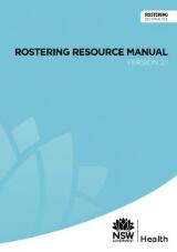 Thumbnail - Rostering resources manual.