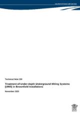 Thumbnail - Technical note 159 : Treatment of under-depth underground wiring systems (UWS) in Brownfield installations.
