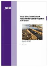 Thumbnail - Social and economic impact assessment of slipway regulation in Tasmania : summary report