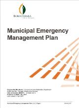 Thumbnail - Municipal emergency management plan.