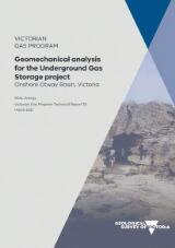 Thumbnail - Geomechanical analysis for the underground gas storage project : onshore Otway Basin, Victoria