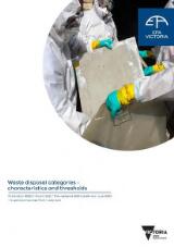 Thumbnail - Waste disposal categories - characteristics and thresholds.