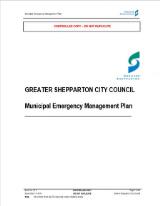 Thumbnail - Greater Shepparton City Council Municipal emergency management plan