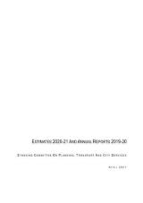 Thumbnail - Estimates 2020-21 and annual reports 2019-20