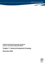 Thumbnail - Drafting and design presentation standards manual : volume 3 : structural drafting standards : chapter 11 : General arrangement drawings.