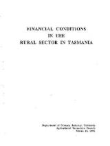 Thumbnail - Financial conditions in the rural sector in Tasmania