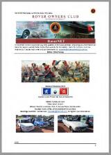 Thumbnail - RoverNET : the weekly e-newsletter of the Rover Owners Club Inc. N.S.W. & A.C.T.