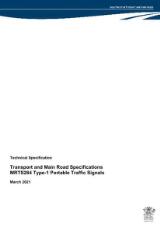 Thumbnail - MRTS264 Type-1 portable traffic signals : technical specification.