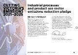 Thumbnail - Cutting Victoria's emissions 2021-2025 : Industrial processes and product use sector emissions reduction pledge.