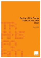 Thumbnail - Review of the Family Violence Act 2004 (Tas.)