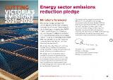 Thumbnail - Energy sector emissions reduction pledge cutting Victoria's emissions 2021-2025.