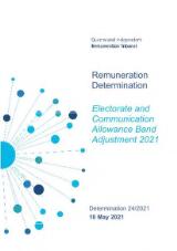 Thumbnail - Electorate and communication allowance band adjustment 2021 : Determination 24/2021, 10 May 2021