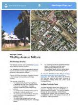 Thumbnail - Heritage Precinct : Heritage Toolkit Chaffey Avenue Mildura - Heritage Fact Sheet.