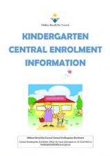 Thumbnail - Kindergarten Central Enrolment Information : Guide.