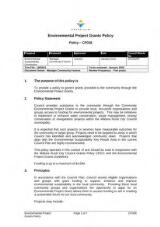 Thumbnail - Environmental Project Grants Policy - CP038 : 2015.