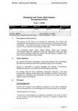Thumbnail - Aboriginal and Torres Strait Islander Recognition Policy - CP058 : 2013.