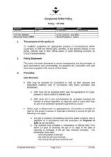 Thumbnail - Corporate Gifts Policy - CP095 : 2007.