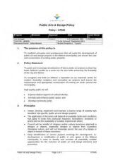 Thumbnail - Public Arts & Design Policy : CP045