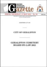 Thumbnail - Western Australian government gazette.