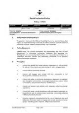 Thumbnail - Social Inclusion Policy : policy CP019