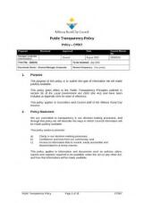 Thumbnail - Public Transparency Policy : policy - CP067