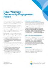Thumbnail - Have Your Say - Community Engagement Policy.
