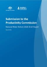 Thumbnail - Submission to the Productivity Commission : National Water Reform 2020 : draft report