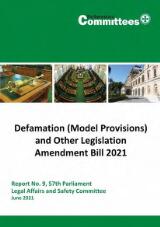 Thumbnail - Parliamentry Defamation (Model Provisions) and Other Legislation Amendment Bill 2021