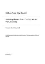 Thumbnail - Bioenergy Power Plant Concept Master Plan, Carwarp.
