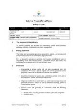 Thumbnail - External Private Works Policy - CP100 [2020].