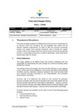 Thumbnail - Fees and Charges Policy - CP046 [2014].
