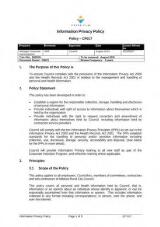 Thumbnail - Information Privacy Policy - CP017 [2013].