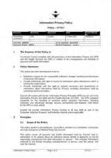 Thumbnail - Information Privacy Policy - CP017 [2010].