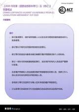 Thumbnail - Crimes (Offences Against Vulnerable People) Legislation Amendment Act 2020 (Chinese language).